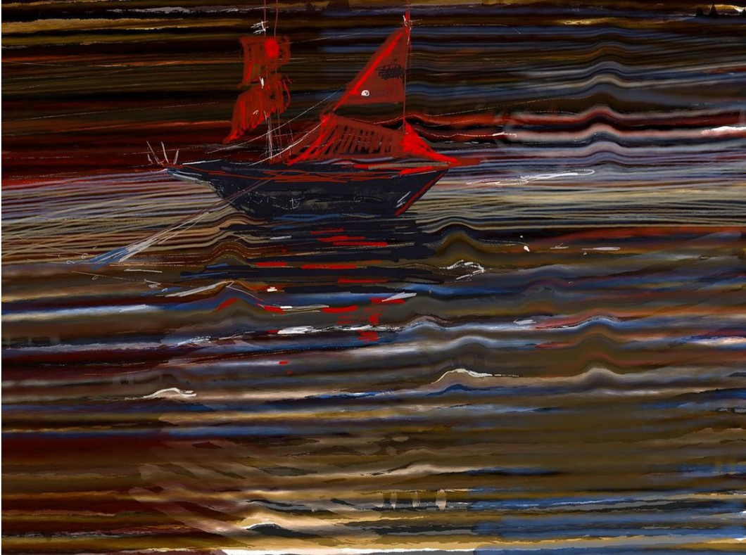 Ship in liquid matrix